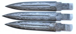 Клинок ДСН-7 (Ламинат. Сталь У8 ламинированная дамасской сталью с добавлением никеля) - Клинок ДСН-7 (Ламинат. Сталь У8 ламинированная дамасской сталью с добавлением никеля)
